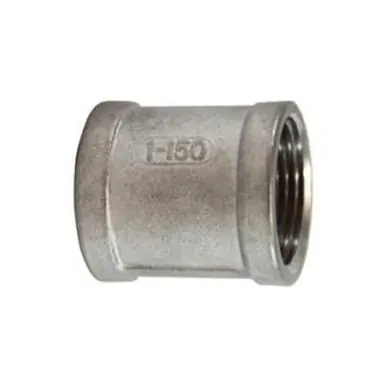 Midland Industries 62421 - Banded Coupling, 4" FPT x 4" FPT, Stainless Steel, 150 lb