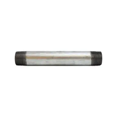 Midland Industries 56256 - Welded Pipe Nipple, 3/4" MPT x 3/4" MPT, 60" L, Steel, Galvanized, SCH 40