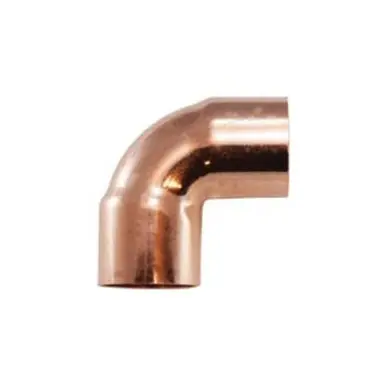 Midland Industries 77122 - 90° Short Elbow, 8" Tube OD x 8" Tube OD, Copper