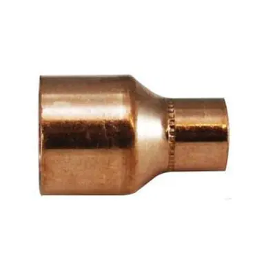Midland Industries 77270 - Reducer Coupling w/ Stop, 1-1/4" C x 1/2" C, Copper
