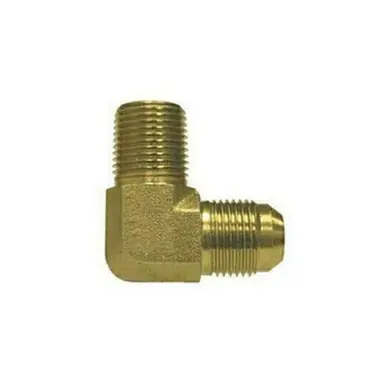 Midland Industries 25012012 - 90° Elbow, 1-1/4" 37° JIC Flared x 3/4" MIP, Steel