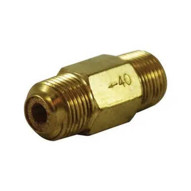 Midland Industries 940847 - Nipple Inline Filter, 3/8" Inlet Pipe, 3/8" Outlet Pipe, Brass