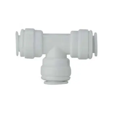 Midland Industries 20030P - Union Tee, 1/2" Push" Tube x 1/2" Push" Tube x 1/2" Push" Tube, Plastic