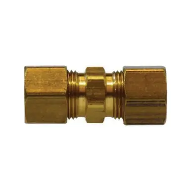 Midland Industries 27064 - Union w/ 27003 Self-Align Sleeve, 1/4" 1/4", Brass