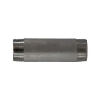 Midland Industries 49145 - Welded Pipe Nipple, 1-1/2" MPT x 1-1/2" MPT, 4" L, Stainless Steel, SCH