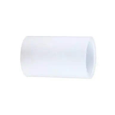 Midland Industries 55742 - Pipe Coupling, 2-1/2" Slip x 2-1/2" Slip, PVC, White, SCH 40 Schedule