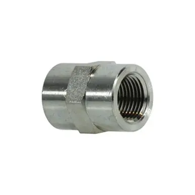 Midland Industries 500086 - Pipe Reducing Coupling, 1/2" FPT x 3/8" FPT, Steel