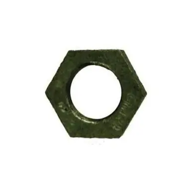 Midland Industries 64706 - Hex Locknut, 1-1/4" Nominal, Iron, Galvanized