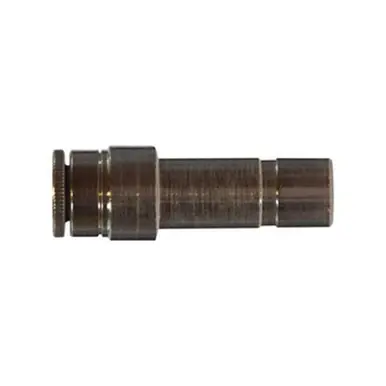 Midland Industries 20512A - Reducer, 1/4" Push-In x 3/8" Push-In, Brass, Nickel-Plated