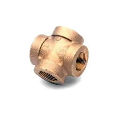 Midland Industries 82102-06 - Cross, 3/8" x 3/8" x 3/8" x 3/8", Bronze, XH