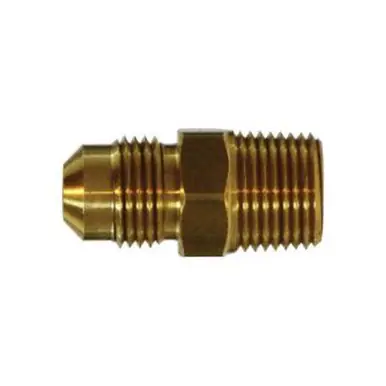 Midland Industries 10273L - Light Pattern Adapter, 5/8" Male Flared x 1/2" Male NPTF, Brass