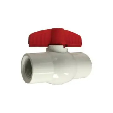 Midland Industries 940284 - Ball Valve, 1/2" Nominal, FIP x FIP, 150 psi at 73° F Pressure, PVC Body
