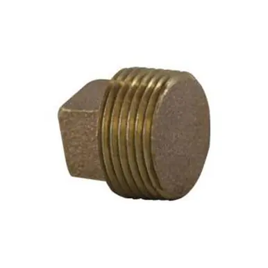 Midland Industries 80114-16 - Solid Plug, 1" Bronze
