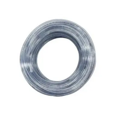 Midland Industries 973221 - Tubing, PVC, 1" ID, 1-1/4" OD, 100 ft L, 1/8" Thick Wall