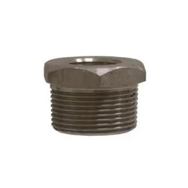 Midland Industries 103512 - Hex Bushing, 1" MPT x 1/2" FPT, Stainless Steel, 3000 lb
