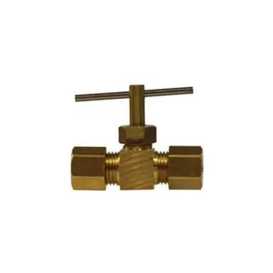 Midland Industries 26023 - Captive Sleeve Needle Valve w/ 26005 Captive Sleeve Nut, 3/8" Nominal,