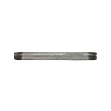 Midland Industries 56006 - Welded Pipe Nipple, 1/8" MPT x 1/8" MPT, 3-1/2" L, Steel, Galvanized, SCH
