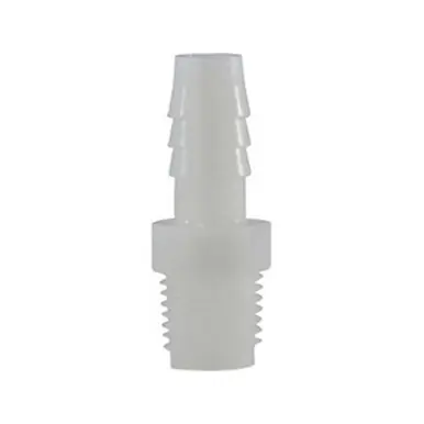 Midland Industries 33028W - Adapter, 1-1/4" Hose Barbed x 1" MIP, Nylon