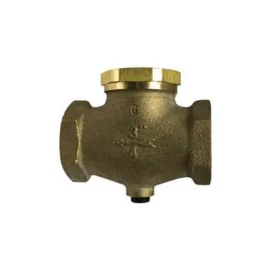 Midland Industries 947144 - In-Line Check Valve, 3/4" Nominal, FIP x FIP, Cast Bronze Body, Import