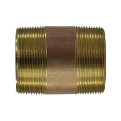 Midland Industries 40179 - Pipe Nipple, 2" MPT x 2" MPT, 48" Brass
