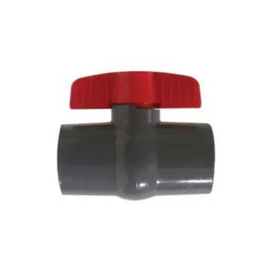Midland Industries 899056 - Ball Valve, 2-1/2" Nominal, Socket x Socket, 150 psi, PVC Body