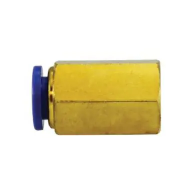 Midland Industries 20035C - Straight Adapter, 1/4" Push" Tube x 1/4" FIP, Composite