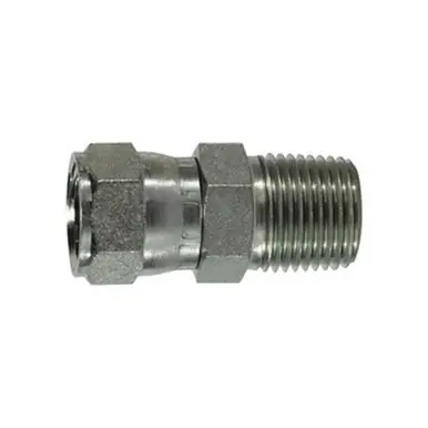 Midland Industries 6505128 - Swivel Pipe Adapter, 3/4" JIC x 1/2" MIP, Steel