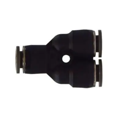 Midland Industries 20553C - Union Wye Connector, 1/4" Push" Tube x 1/4" Push" Tube x 1/4" Push" Tube