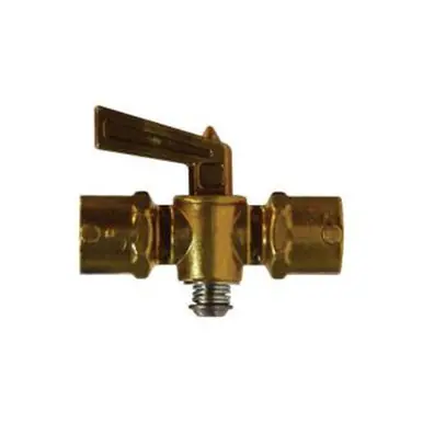 Midland Industries 46153 - Shut-Off Cock, 3/8" Nominal, FIP, forged Brass Body