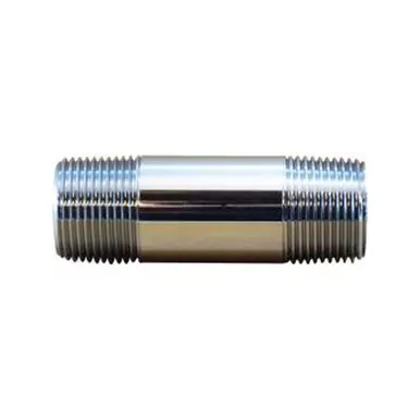 Midland Industries 41083 - Pipe Nipple, 3/4" MPT x 3/4" MPT, 2-1/2", Brass, Chrome-Plated