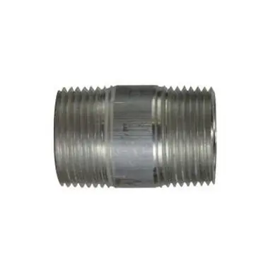 Midland Industries 76123 - Pipe Nipple, 1-1/4" MPT x 1-1/4" MPT, 3" L, Aluminum