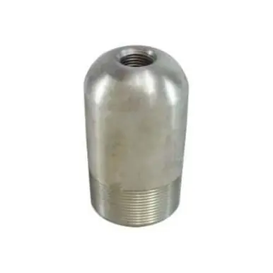Midland Industries 93212 - Bull Plug w/ 1/4 Tap, 2-1/2" MPT, Steel, XXH Schedule