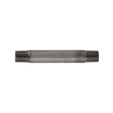 Midland Industries 48021 - Welded Pipe Nipple, 1/4" MPT x 1/4" MPT, 1-1/2" L, Stainless Steel, SCH