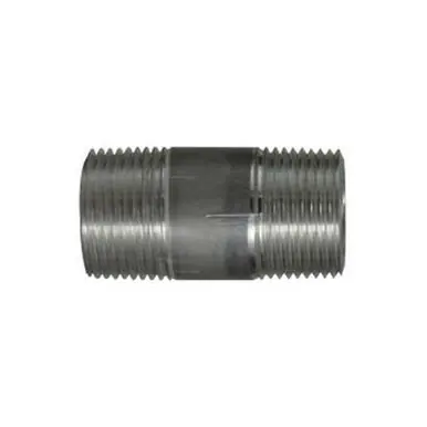 Midland Industries 76084 - Pipe Nipple, 3/4" MPT x 3/4" MPT, 3" L, Aluminum