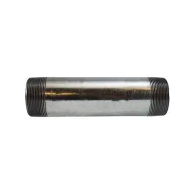 Midland Industries 56171 - Welded Pipe Nipple, 2" MPT x 2" MPT, 9" L, Steel, Galvanized, SCH 40