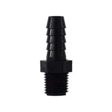 Midland Industries 33025B - Adapter, 1" Hose Barbed x 1" MIP, Polyethylene