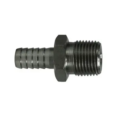 Midland Industries 34587 - Adapter, 1/4" Hose Barbed x 1/8" MIP, Stainless Steel