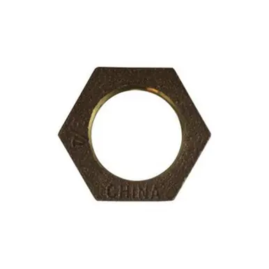 Midland Industries 80111-24 - Hex Locknut, 1-1/2", Bronze