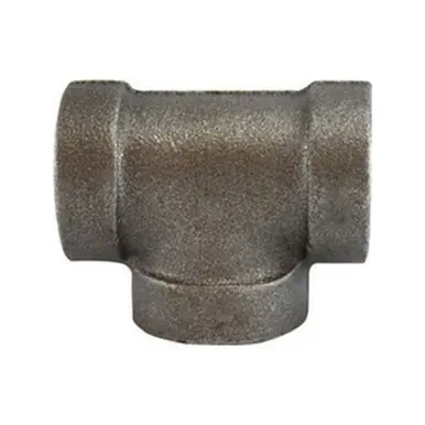 Midland Industries 69261 - Tee, 4" FPT x 4" FPT x 4" FPT, Iron, Black, XH Schedule, 300 lb