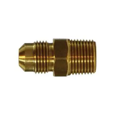 Midland Industries 10260L - Light Pattern Adapter, 5/16" Male Flared x 1/4" Male NPTF, Brass
