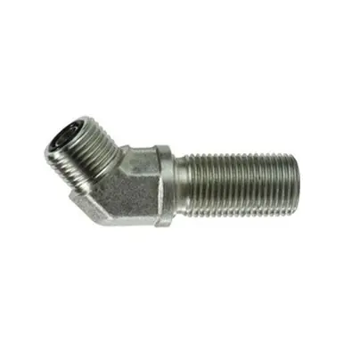 Midland Industries FS27021616 - 45° Elbow, 1-7/16" Male ORFS x 1-7/16" Male ORFS, Steel