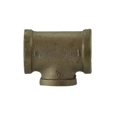 Midland Industries 738106-120808 - Pipe Reducing Tee, 3/4" FPT x 1/2" FPT x 1/2" FPT, Bronze