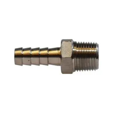 Midland Industries 973956 - Adapter, 1-1/4" Hose Barbed x 1-1/4" MIP, Stainless Steel