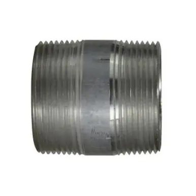 Midland Industries 76146 - Pipe Nipple, 1-1/2" MPT x 1-1/2" MPT, 4-1/2" L, Aluminum