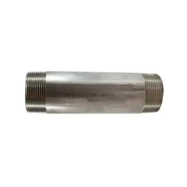 Midland Industries 48140 - Welded Pipe Nipple, 1-1/2" MPT x 1-1/2" MPT, 1-3/4" L, Stainless Steel