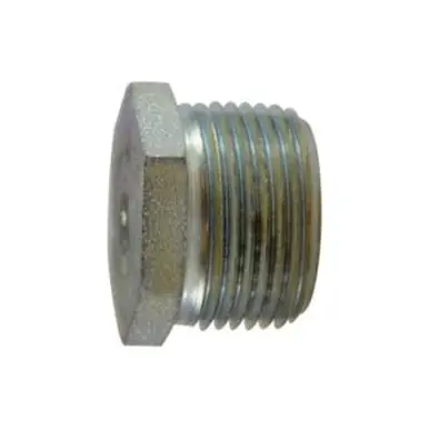 Midland Industries 66773 - Solid Hex Head Plug, 1/2" NPT(M), Steel, Zinc-Plated, 150 lb