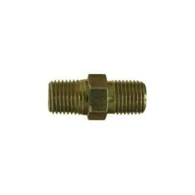 Midland Industries 5404208 - Reducing Hex Pipe Nipple, 1-1/4" MPT x 1/2" MPT, Steel