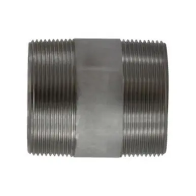 Midland Industries 48213 - Welded Pipe Nipple, 3" MPT x 3" MPT, 12" L, Stainless Steel, SCH 40