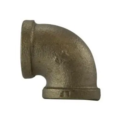 Midland Industries 44102LF - 90° Elbow, 3/8" FPT x 3/8" FPT, Bronze