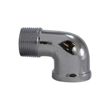 Midland Industries 781116-08 - Street Elbow, 1/2" MPT x 1/2" FPT, Brass, Chrome-Plated